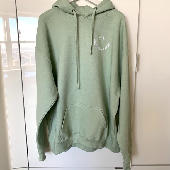 Tops - NWOT "Dogs Make Me Happy" Hooded Sweatshirt
